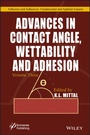 Cover: Advances in Contact Angle, Wettability and Adhesion, Volume 3 - Wiley