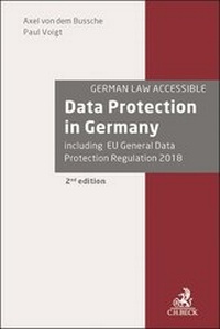 Enlarge image Cover: Data Protection in Germany - Beck/Hart Publishing