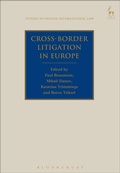 Cover: Cross-Border Litigation in Europe - Hart Publishing