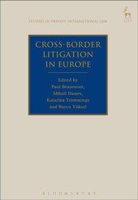 Enlarge image Cover: Cross-Border Litigation in Europe - Hart Publishing