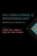 Cover: The Challenge of Epistemology - Berghahn Books