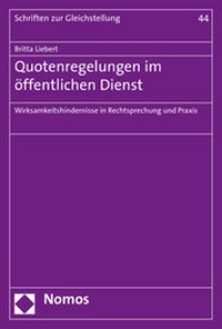 Abbildung von: Quotenregelungen im öffentlichen Dienst - Nomos