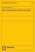 Cover: Die europ&auml;ische AGB-Kontrolle - Nomos