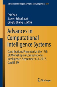 Enlarge image Cover: Advances in Computational Intelligence Systems - Springer
