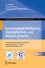 Cover: Computational Intelligence, Communications, and Business Analytics - Springer
