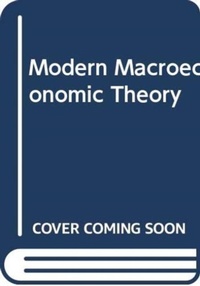 Abbildung von: Modern Macroeconomic Theory - Barnes & Noble,Inc