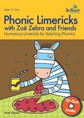 Cover: Phonic Limericks with Zoe Zebra and Friends - Brilliant Publications