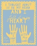 Cover: I Thought About It in My Head and I Felt It in My Heart but I Made It with My Hands - Rizzoli International Publications