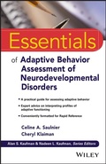 Cover: Essentials of Adaptive Behavior Assessment of Neurodevelopmental Disorders - Wiley
