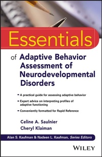 Enlarge image Cover: Essentials of Adaptive Behavior Assessment of Neurodevelopmental Disorders - Wiley