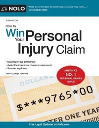 Enlarge image Cover: How to Win Your Personal Injury Claim - NOLO