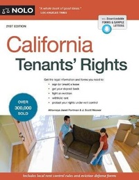 Enlarge image Cover: California Tenants' Rights - NOLO