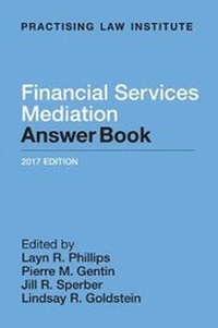 Abbildung von: Financial Services Mediation Answer Book - Practising Law Institute