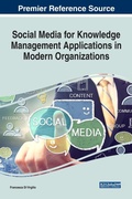 Cover: Social Media for Knowledge Management Applications in Modern Organizations - IGI Global