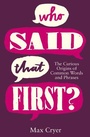 Cover: Who Said That First? - Summersdale Publishers