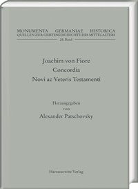 Abbildung von: Joachim von Fiore, Concordia Novi ac Veteris Testamenti - Harrassowitz Verlag