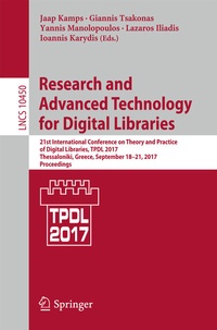 Abbildung von: Research and Advanced Technology for Digital Libraries - Springer