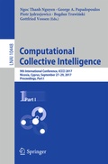 Cover: Computational Collective Intelligence - Springer