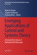 Cover: Emerging Applications of Control and Systems Theory - Springer