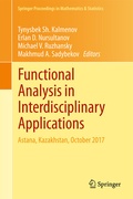 Cover: Functional Analysis in Interdisciplinary Applications - Springer