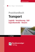 Cover: Praxishandbuch Transport - Reguvis Fachmedien