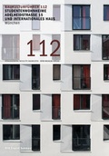 Cover: Baukulturf&uuml;hrer 112 Studentenwohnheime Adelheidstra&szlig;e 15 und Internationales Haus M&uuml;nchen - B&Uuml;RO WILHELM VERLAG