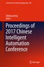 Cover: Proceedings of 2017 Chinese Intelligent Automation Conference - Springer