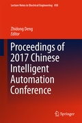 Cover: Proceedings of 2017 Chinese Intelligent Automation Conference - Springer