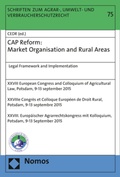 Cover: CAP Reform: Market Organisation and Rural Areas - Nomos