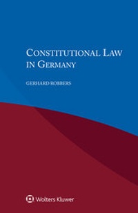 Enlarge image Cover: Constitutional Law in Germany - Kluwer Law International