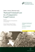 Cover: National Criminal Law in a Comparative Legal Context. - Duncker & Humblot