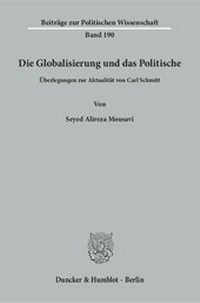 Abbildung von: Die Globalisierung und das Politische. - fibre