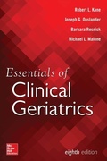 Cover: Essentials of Clinical Geriatrics, Eighth Edition - McGraw Hill LLC