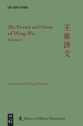 Cover: The Poetry and Prose of Wang Wei - De Gruyter Mouton