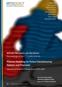 Cover: Physical Modeling for Virtual Manufacturing Systems and Processes - Trans Tech Publications Ltd