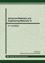 Cover: Advanced Materials and Engineering Materials VI - Trans Tech Publications Ltd
