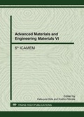 Cover: Advanced Materials and Engineering Materials VI - Trans Tech Publications Ltd