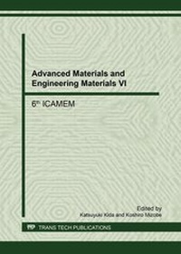 Enlarge image Cover: Advanced Materials and Engineering Materials VI - Trans Tech Publications Ltd