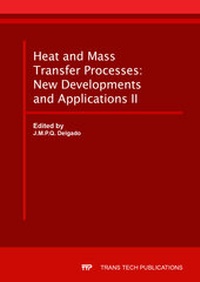 Enlarge image Cover: Heat and Mass Transfer Processes: New Developments and Applications II - Trans Tech Publications Ltd