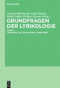 Cover: Grundfragen der Lyrikologie 1 - De Gruyter