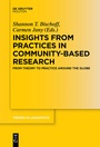 Cover: Insights from Practices in Community-Based Research - De Gruyter Mouton