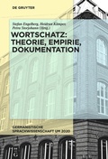 Cover: Wortschatz: Theorie, Empirie, Dokumentation - De Gruyter