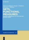 Cover: Sets, Functions, Measures / Fundamentals of Functions and Measure Theory - De Gruyter