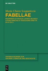 Enlarge image Cover: "Fabellae" - De Gruyter