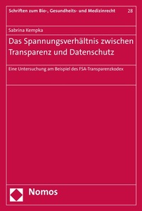 Abbildung von: Das Spannungsverhältnis zwischen Transparenz und Datenschutz - Nomos
