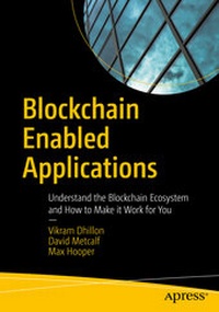 Enlarge image Cover: Blockchain Enabled Applications - Apress