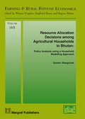 Cover: Resource Allocation Decisions among Agricutural Households in Bhutan - Margraf
