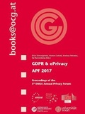 Cover: GDPR & E-Priovacy - Oesterreichische Computer Gesellschaft