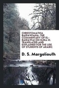 Cover: Chrestomathia Baidawiana - Trieste Publishing