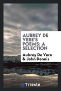Cover: Aubrey de Vere's Poems - Trieste Publishing
